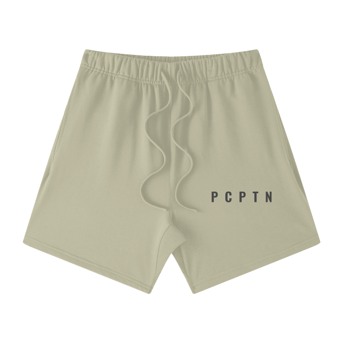Streetwear Unisex Heavyweight Earth Tone Loose Fit FOG 100% Cotton Shorts