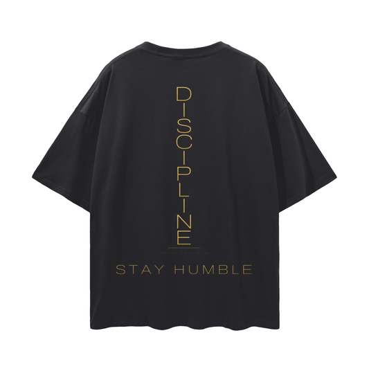 Deep Drop Shoulder Plain Oversize T-Shirt
