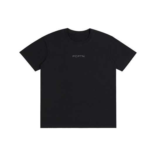PCPTN cotton t-shirt laid flat for measuring