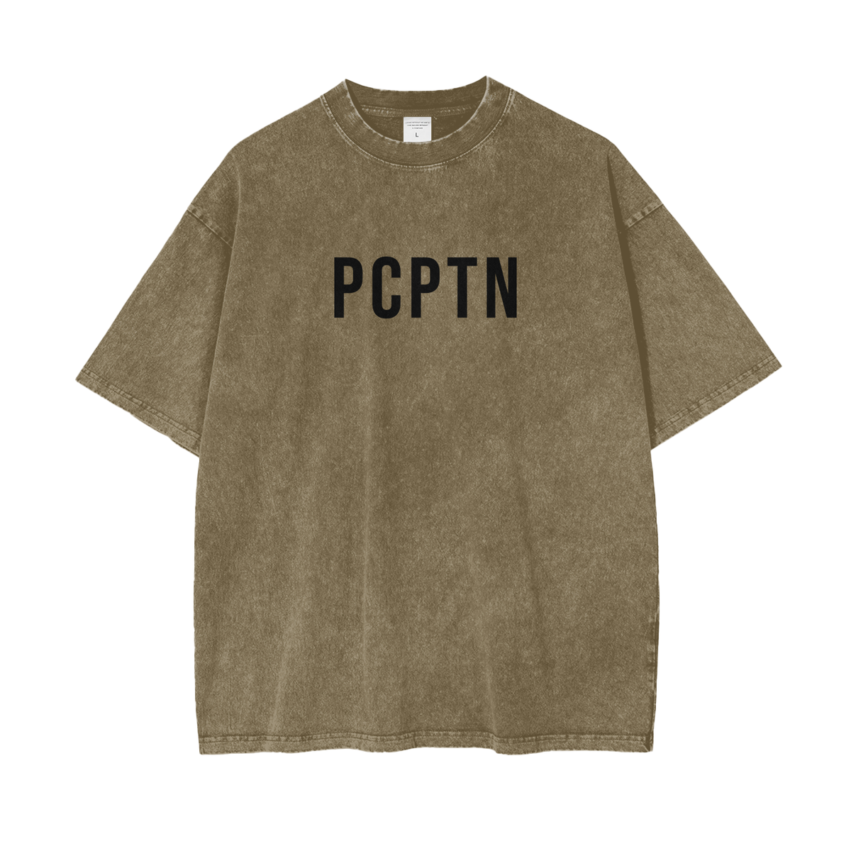 Acid Wash Oversize T-Shirt (Plain Logo)
