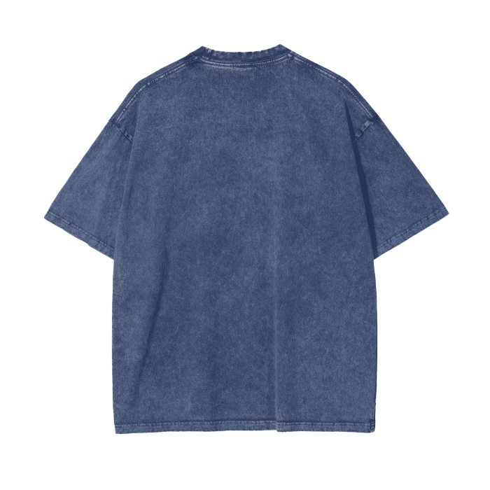 Acid Wash Oversize T-Shirt (Plain Logo)