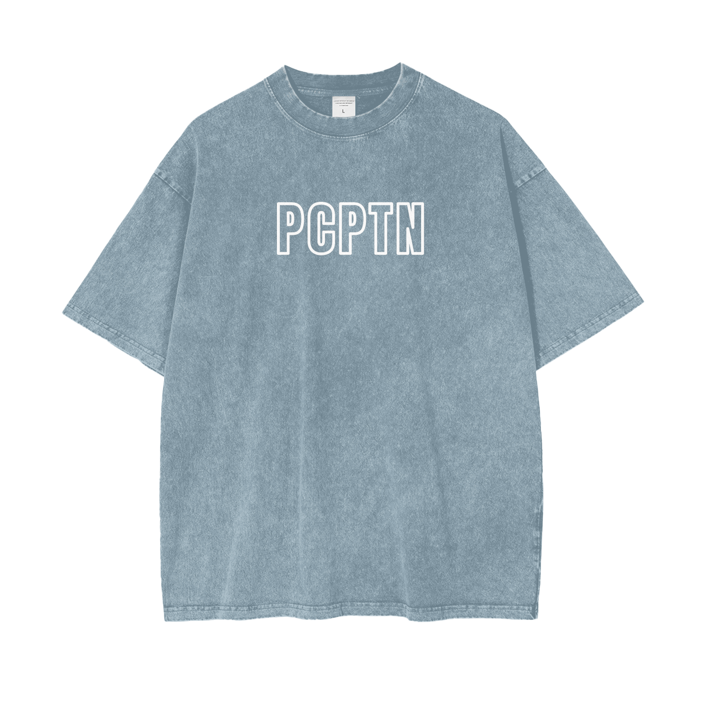 Acid Wash Oversize T-Shirt - Outline Logo