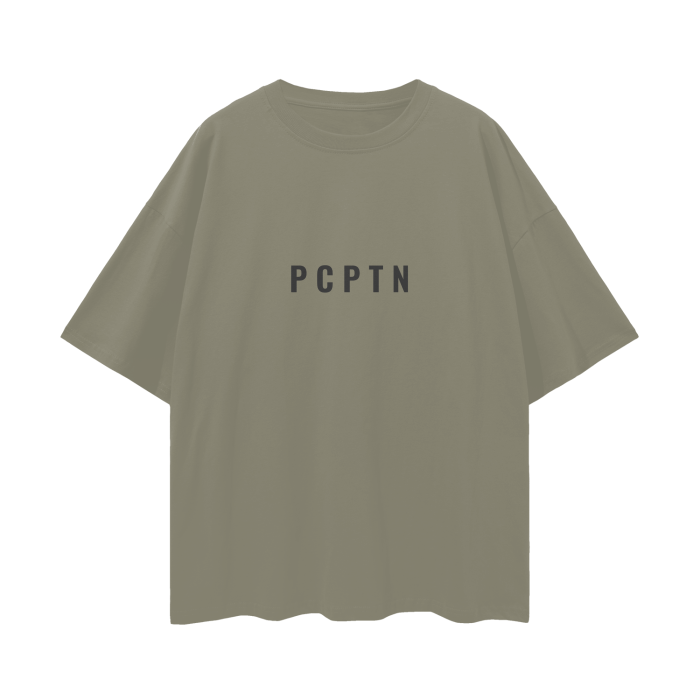 Oversize Deep Drop Shoulder Graphic T-Shirt (Teddy Bear)