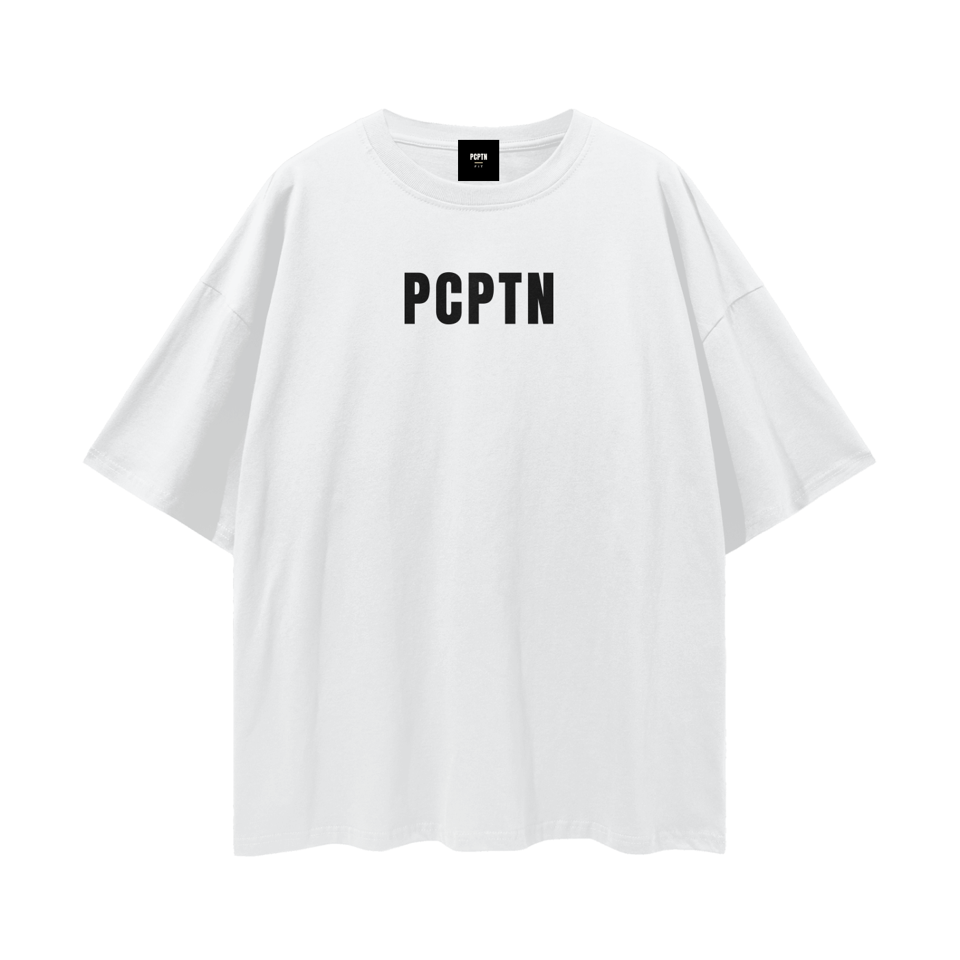 Deep Drop Shoulder Plain Oversize T-Shirt