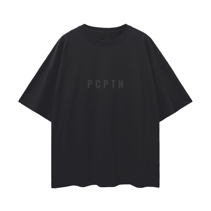 Oversize Deep Drop Shoulder Graphic T-Shirt (Teddy Bear)