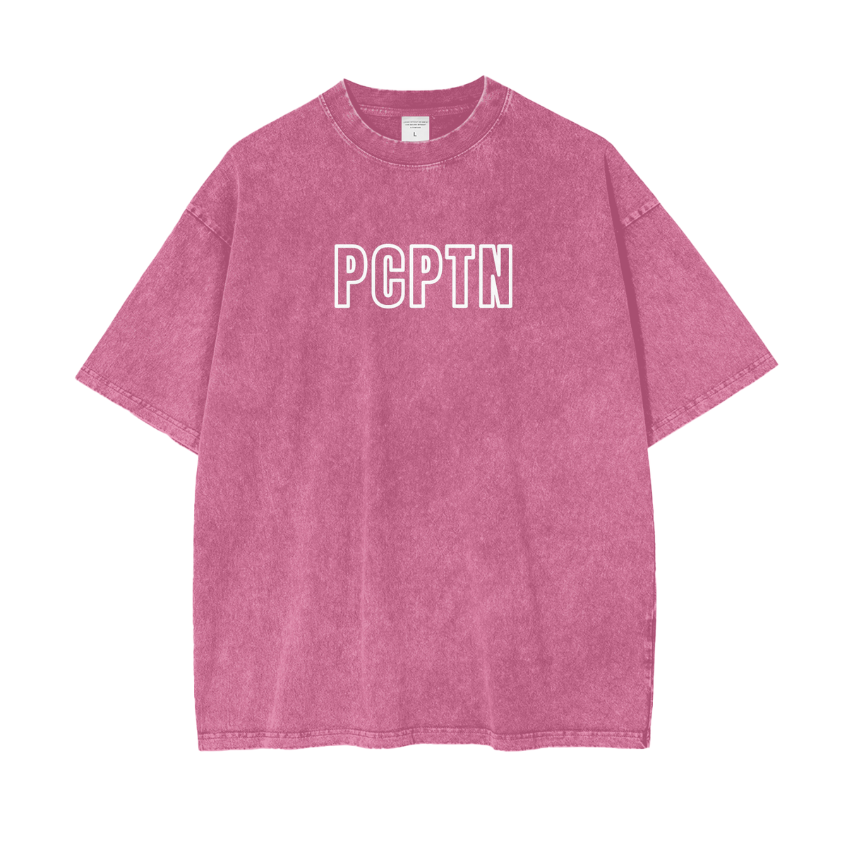 Acid Wash Oversize T-Shirt - Outline Logo