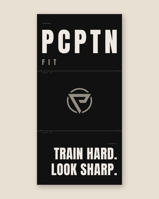 Print design — Rack in Tonal, printed on the 20 by 40 inch PCPTN Sports Towel