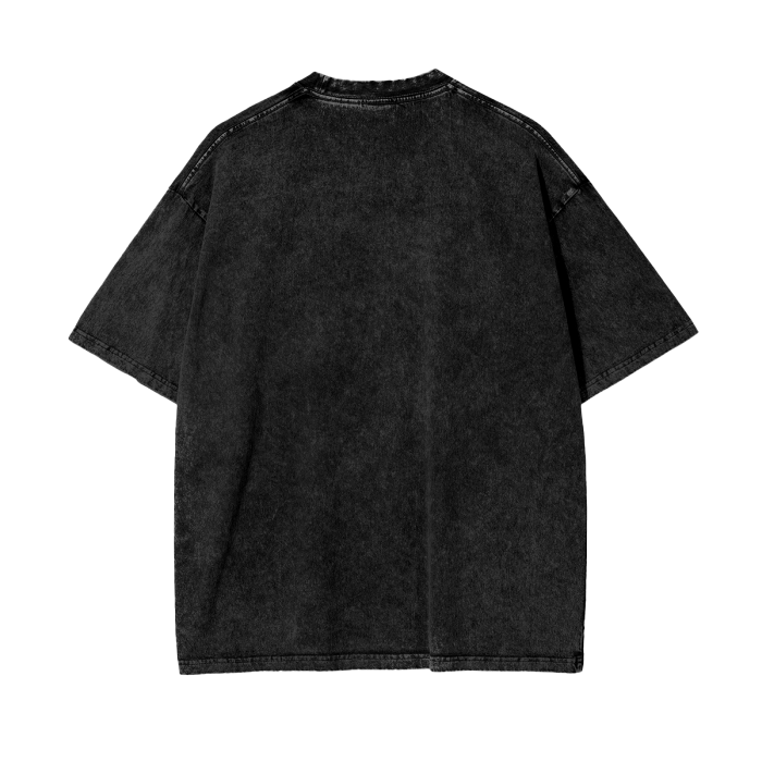 Acid Wash Oversize T-Shirt (Plain Logo)