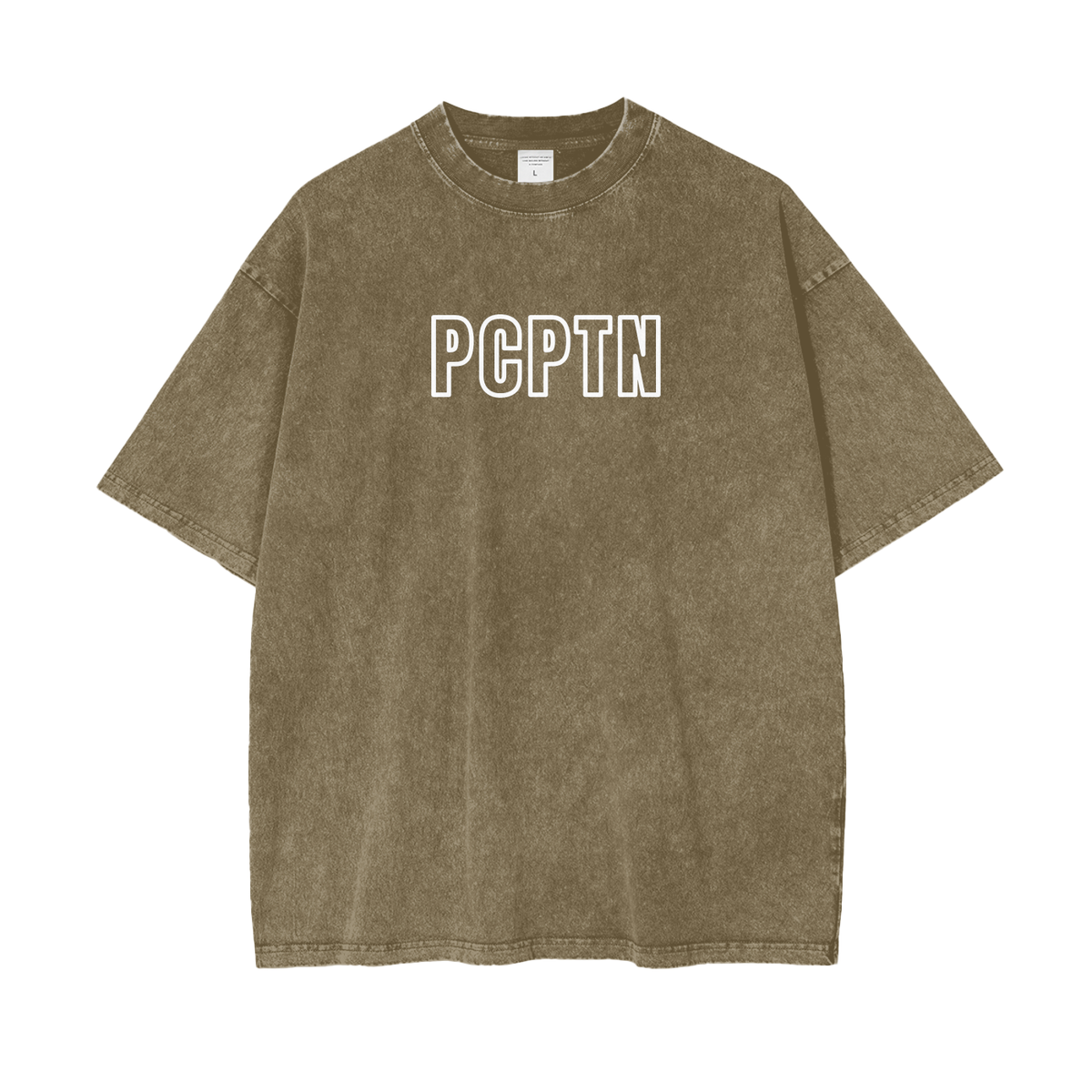 Acid Wash Oversize T-Shirt - Outline Logo