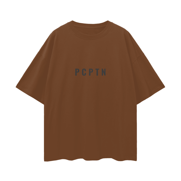Oversize Deep Drop Shoulder Graphic T-Shirt (Teddy Bear)