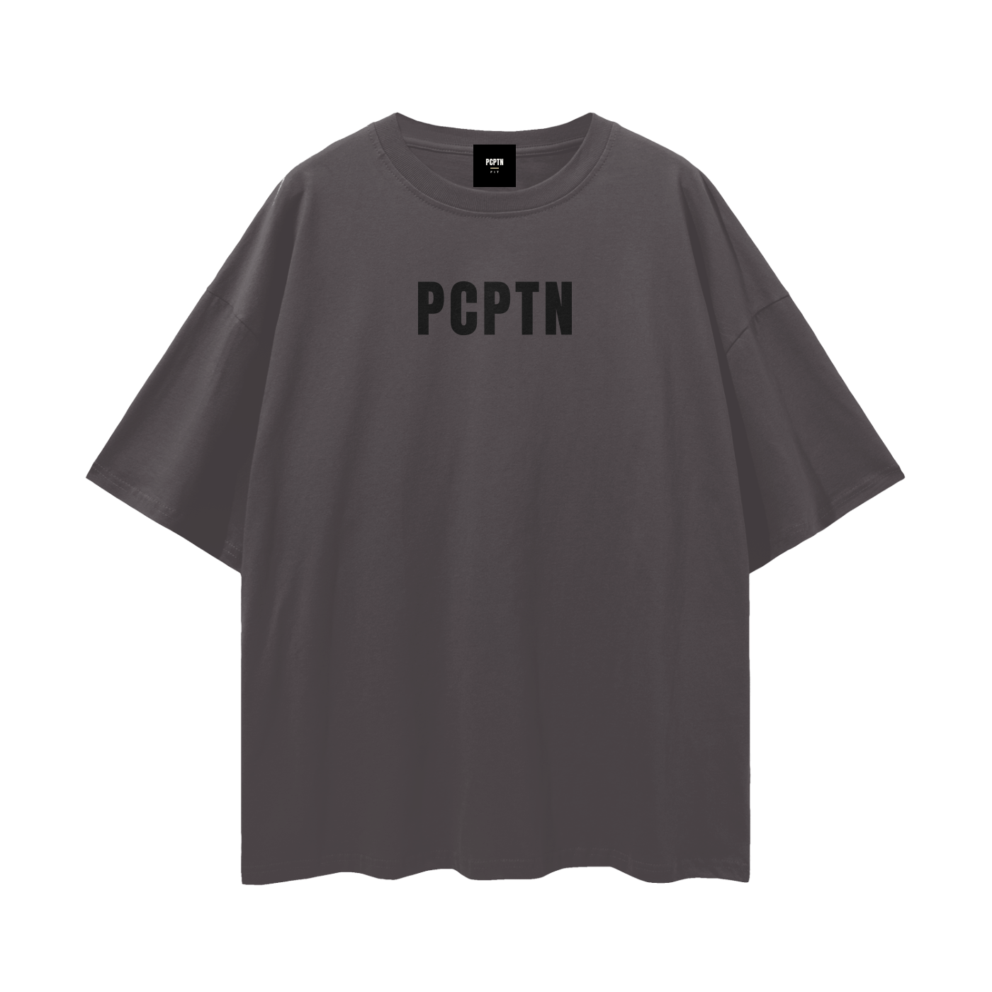 Deep Drop Shoulder Plain Oversize T-Shirt