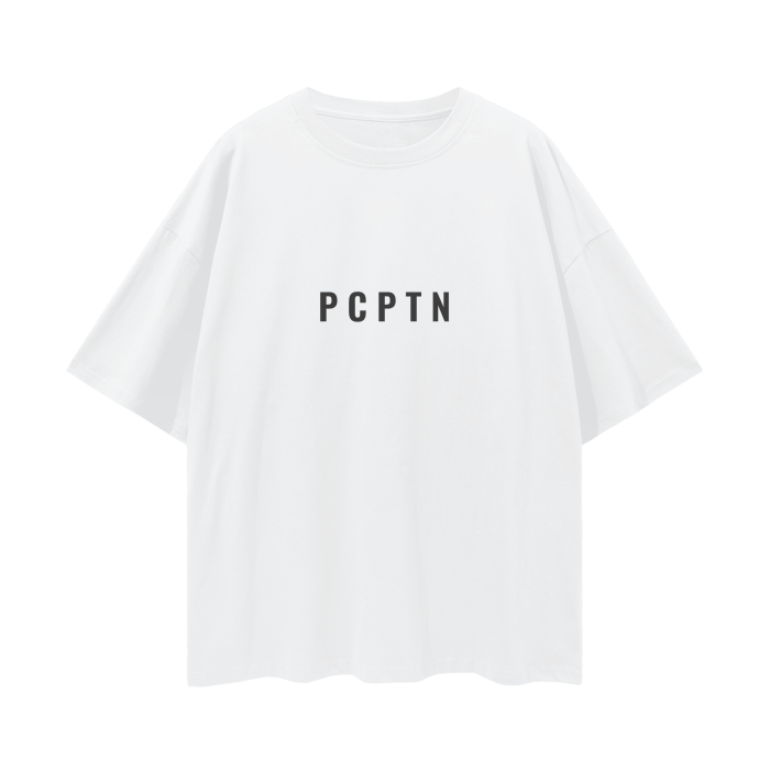 Oversize Deep Drop Shoulder Graphic T-Shirt (Teddy Bear)