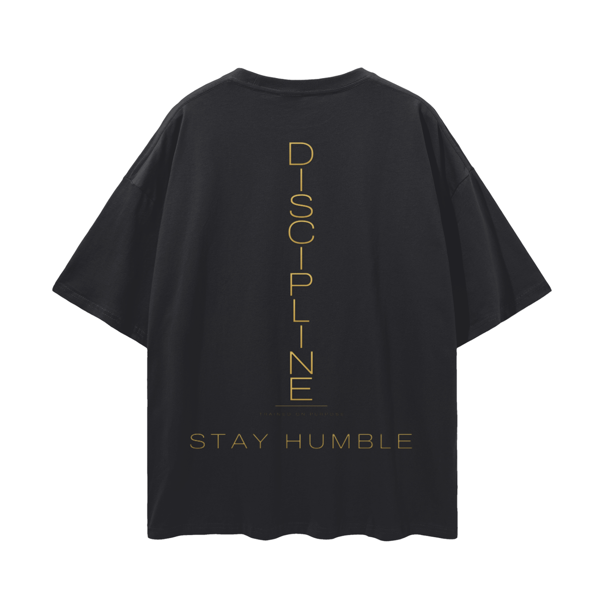 Deep Drop Shoulder Plain Oversize T-Shirt