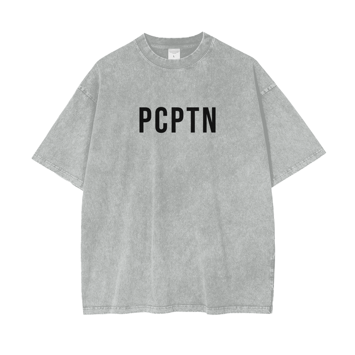 Acid Wash Oversize T-Shirt (Plain Logo)