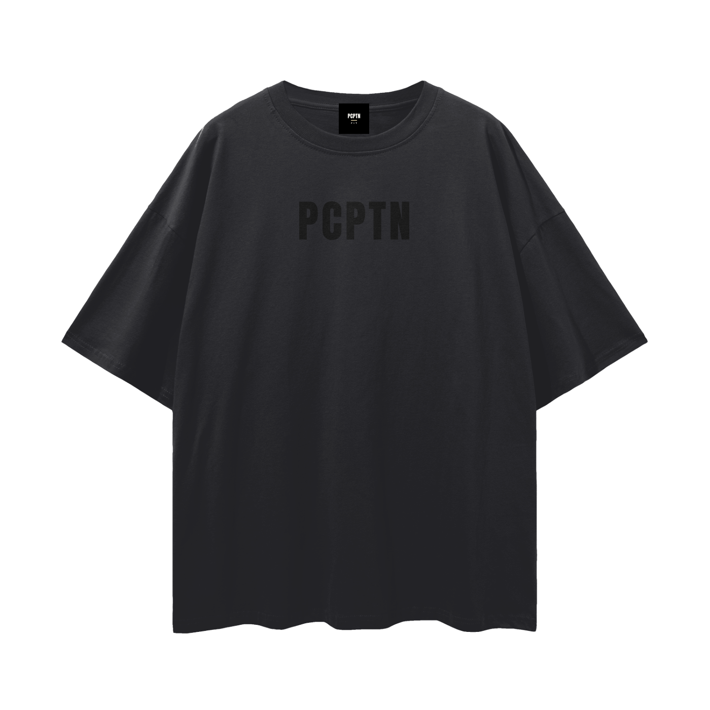 Deep Drop Shoulder Plain Oversize T-Shirt