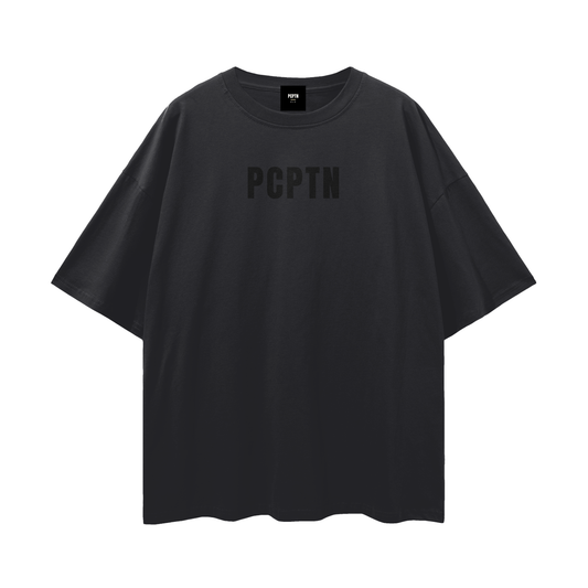 Deep Drop Shoulder Plain Oversize T-Shirt