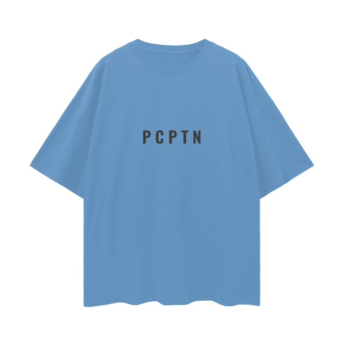 Oversize Deep Drop Shoulder Graphic T-Shirt (Teddy Bear)