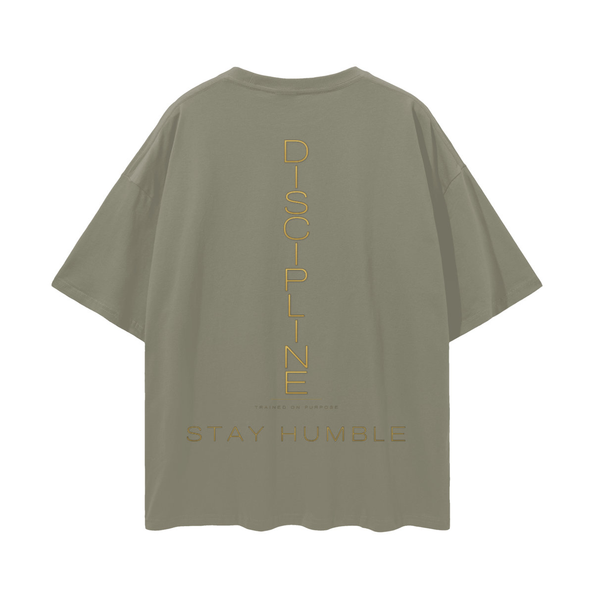 Deep Drop Shoulder Plain Oversize T-Shirt