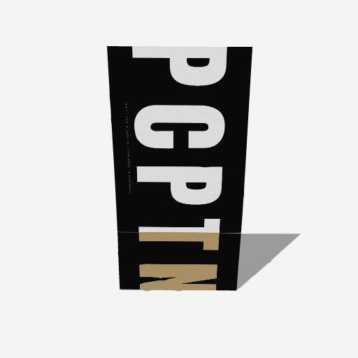 PCPTN Sports Towel, Spine print in the Onyx colourway, 20" x 40"