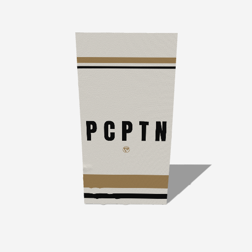 PCPTN Sports Towel, Bench print in the Bone colourway, 20" x 40"