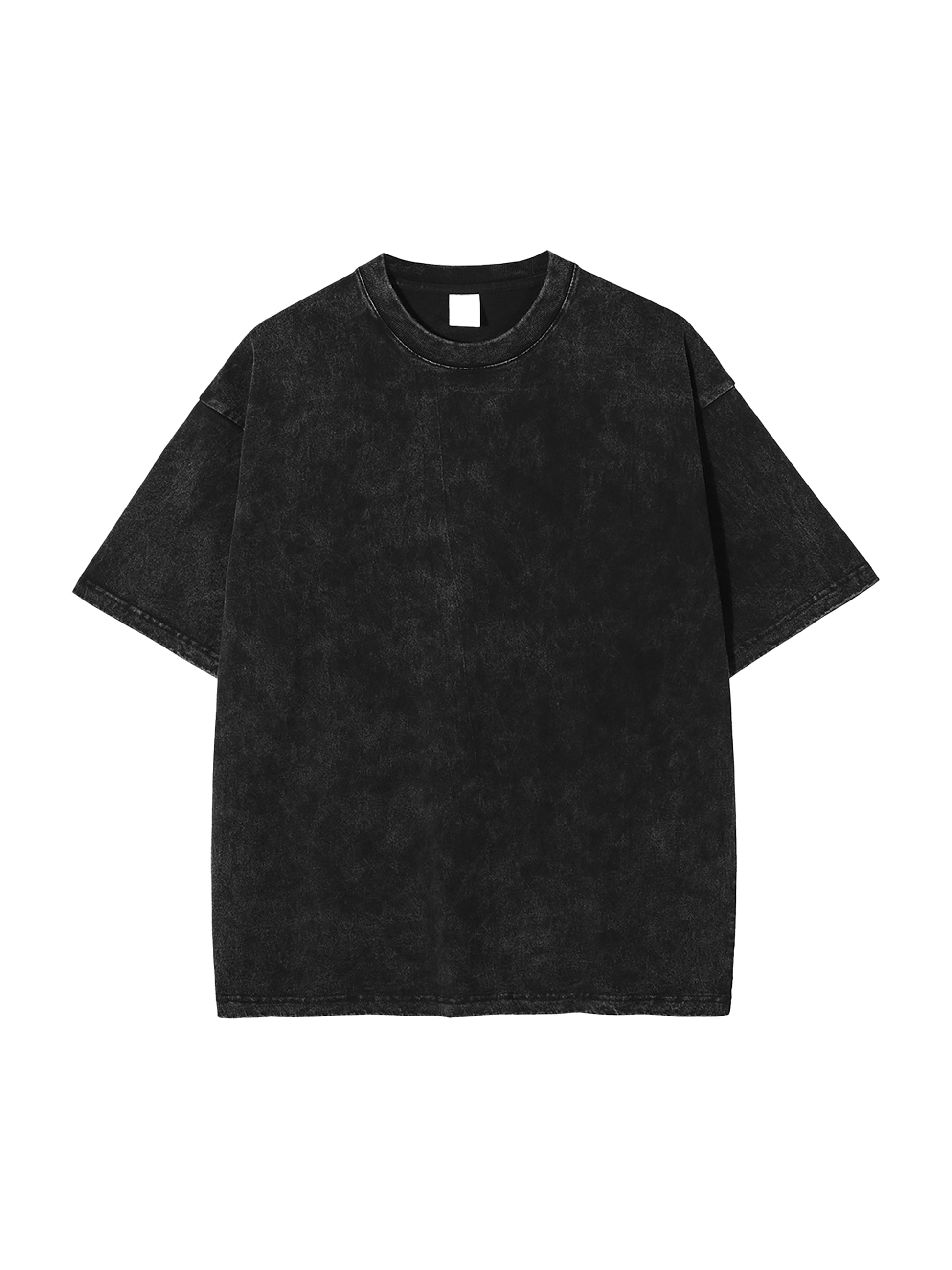 Acid Wash Oversize T-Shirt - White Logo